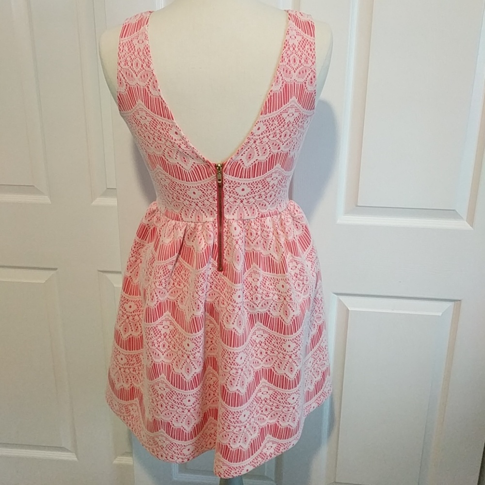 💞love...ady Lace fit and flare dress - Picture 2 of 7
